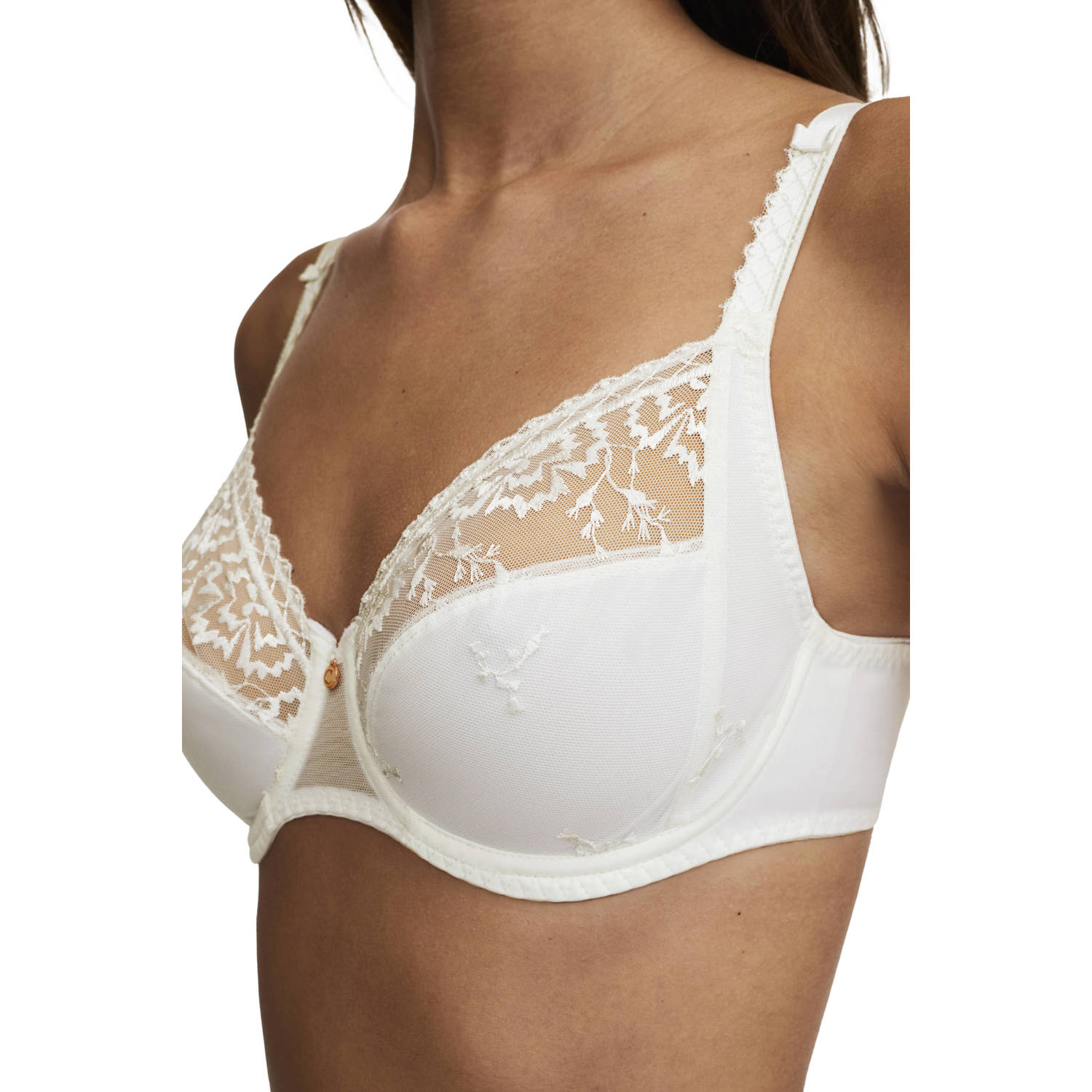 Chantelle niet-voorgevormde beugelbh Every Curve ecru