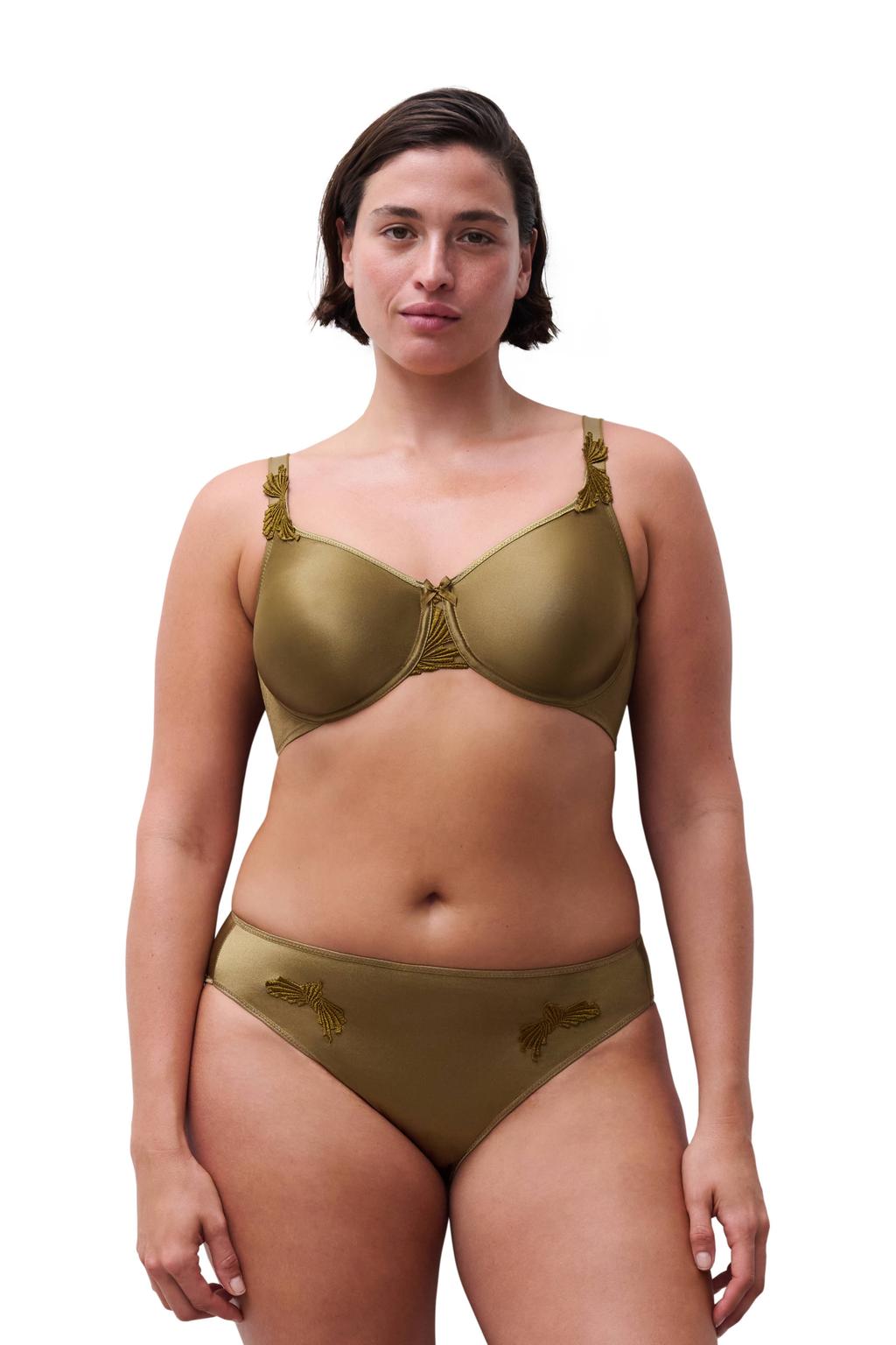 Chantelle slip Hedona mosgroen