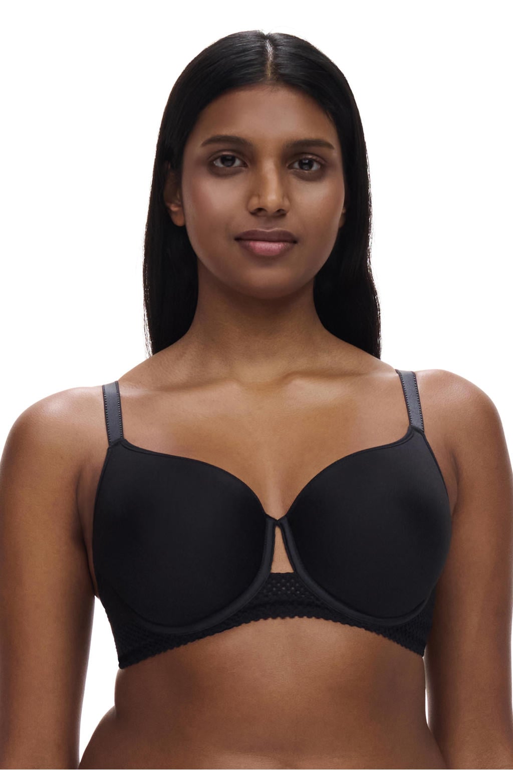 Chantelle Pulp voorgevormde T-shirt-bh met beugel Play zwart