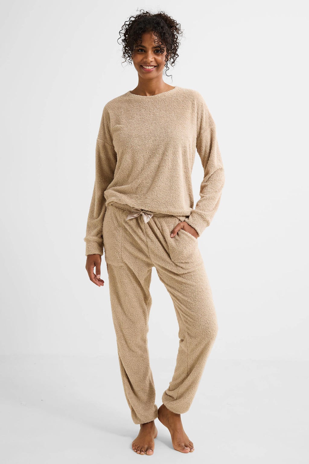 Dreamcovers fleece huispak beige