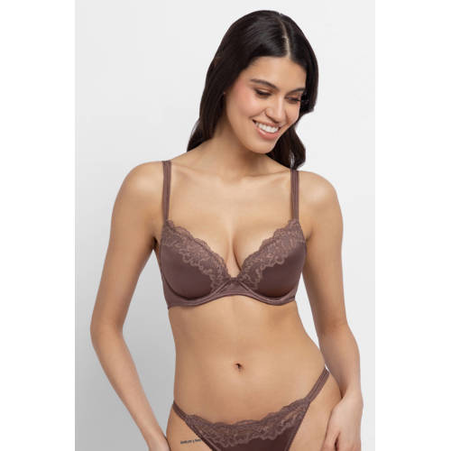 Dorina voorgevormde push-up bh Origins (set van 2) bruin/roze afbeelding