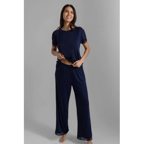 Dorina Curve pyjamabroek Aurora donkerblauw afbeelding