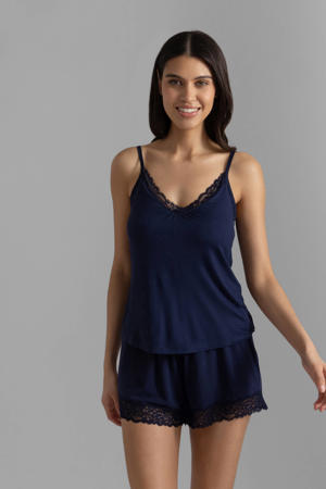 pyjamashort Aurora donkerblauw