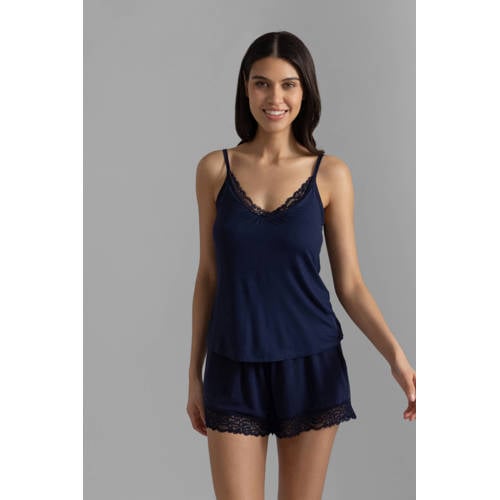 Dorina Curve pyjamashort Aurora donkerblauw afbeelding