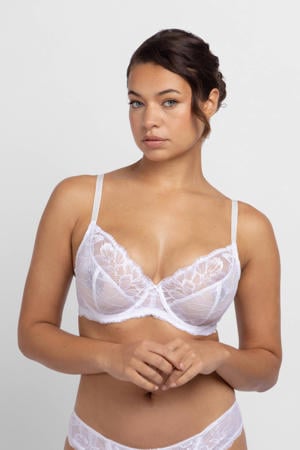 voorgevormde beugelbh Perfect Lace wit