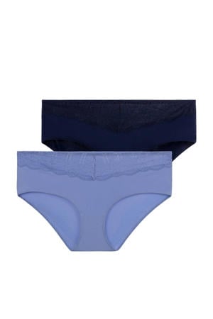 slip Celine (set van 2) lila/donkerblauw