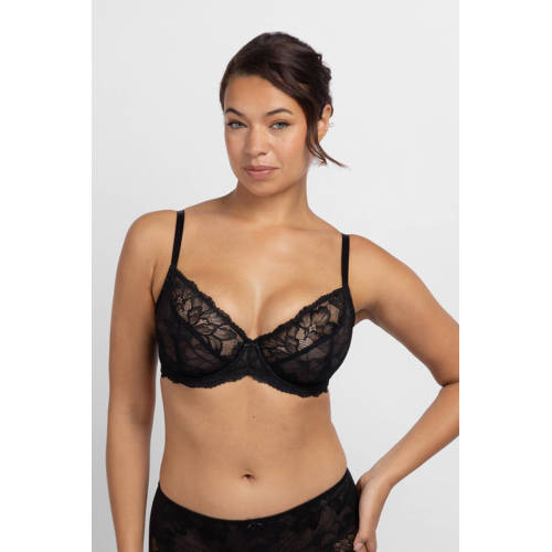 Dorina niet-voorgevormde beugelbh Perfect Lace zwart afbeelding