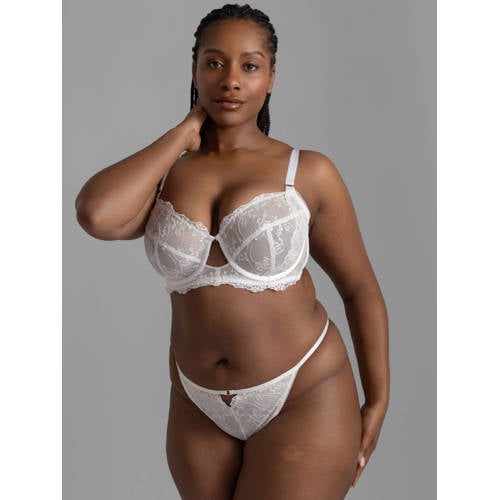 Dorina Curve niet-voorgevormde balconette bh Yelena wit afbeelding