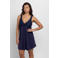 Dorina Curve slipdress Aurora donkerblauw