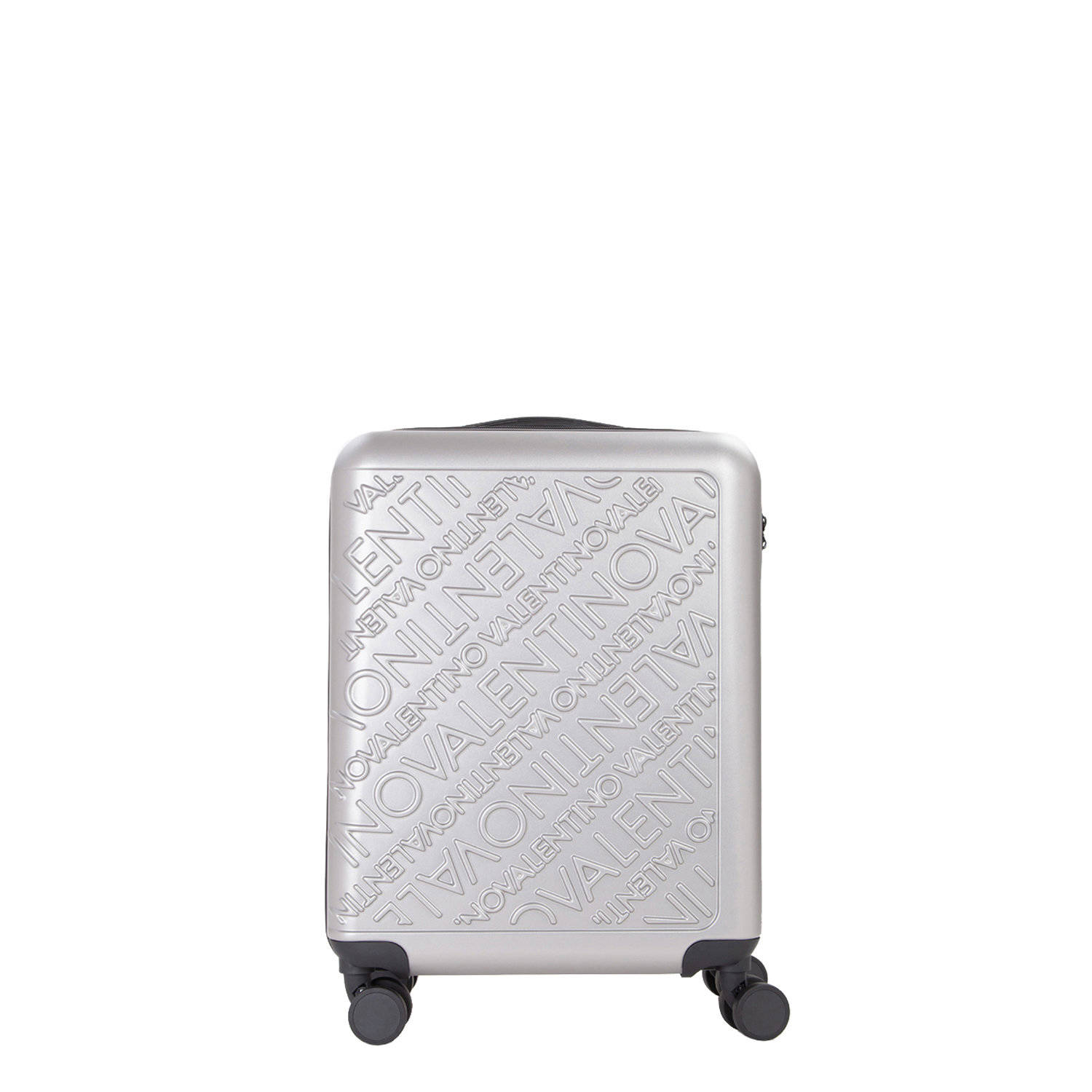 Valentino trolley Mars 54 cm. zilverkleurig
