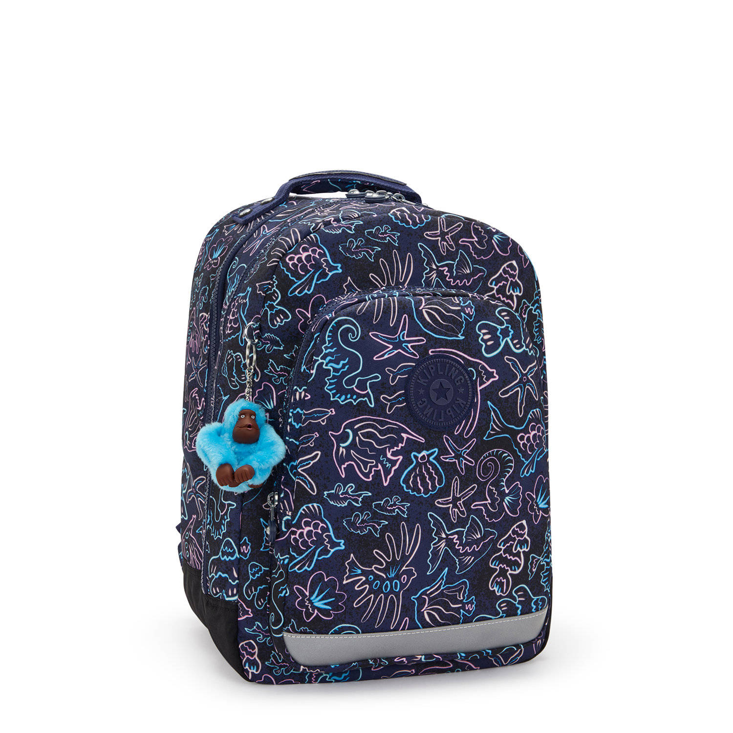 Kipling rugzak Class Room donkerblauw
