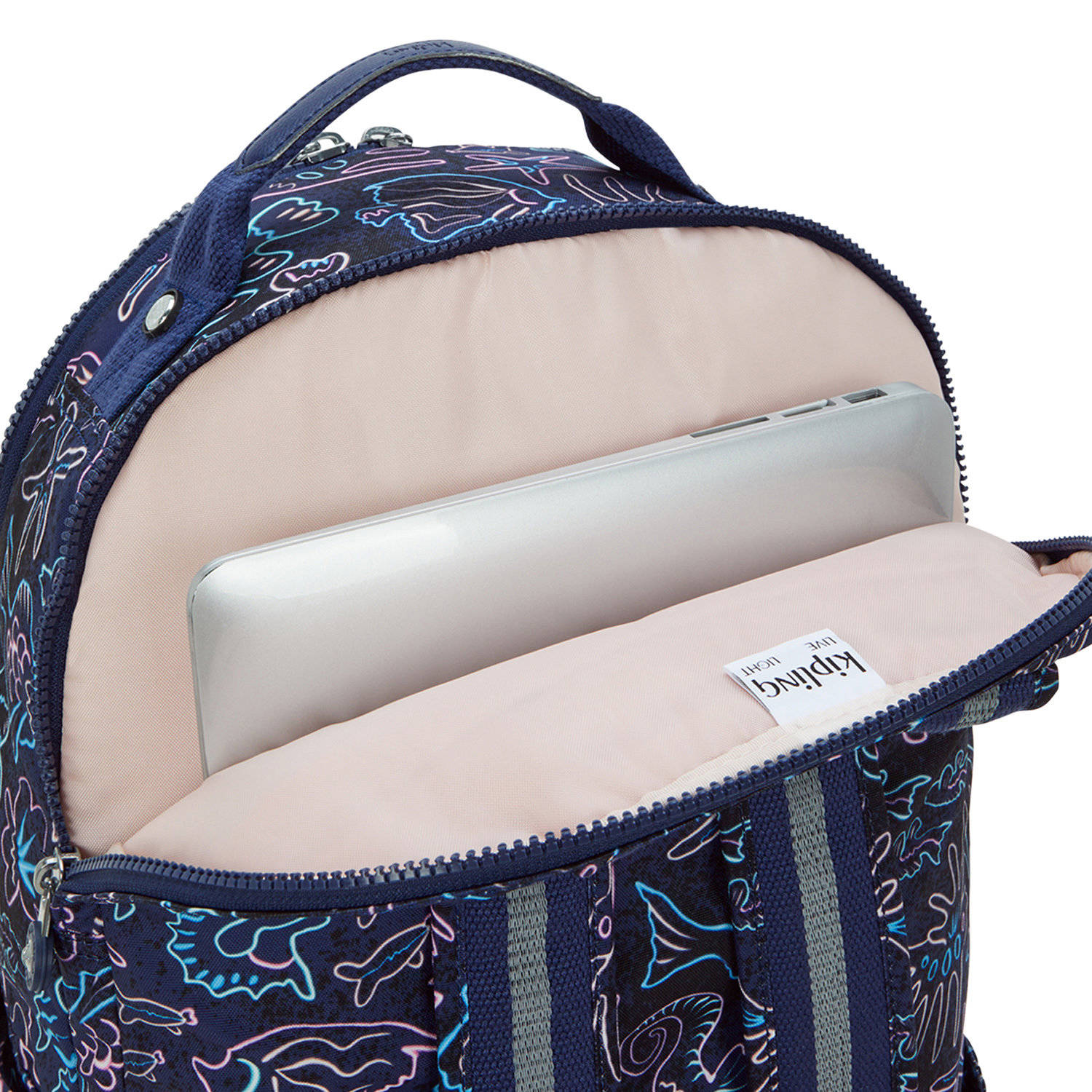 Kipling rugzak Seoul Lap donkerblauw