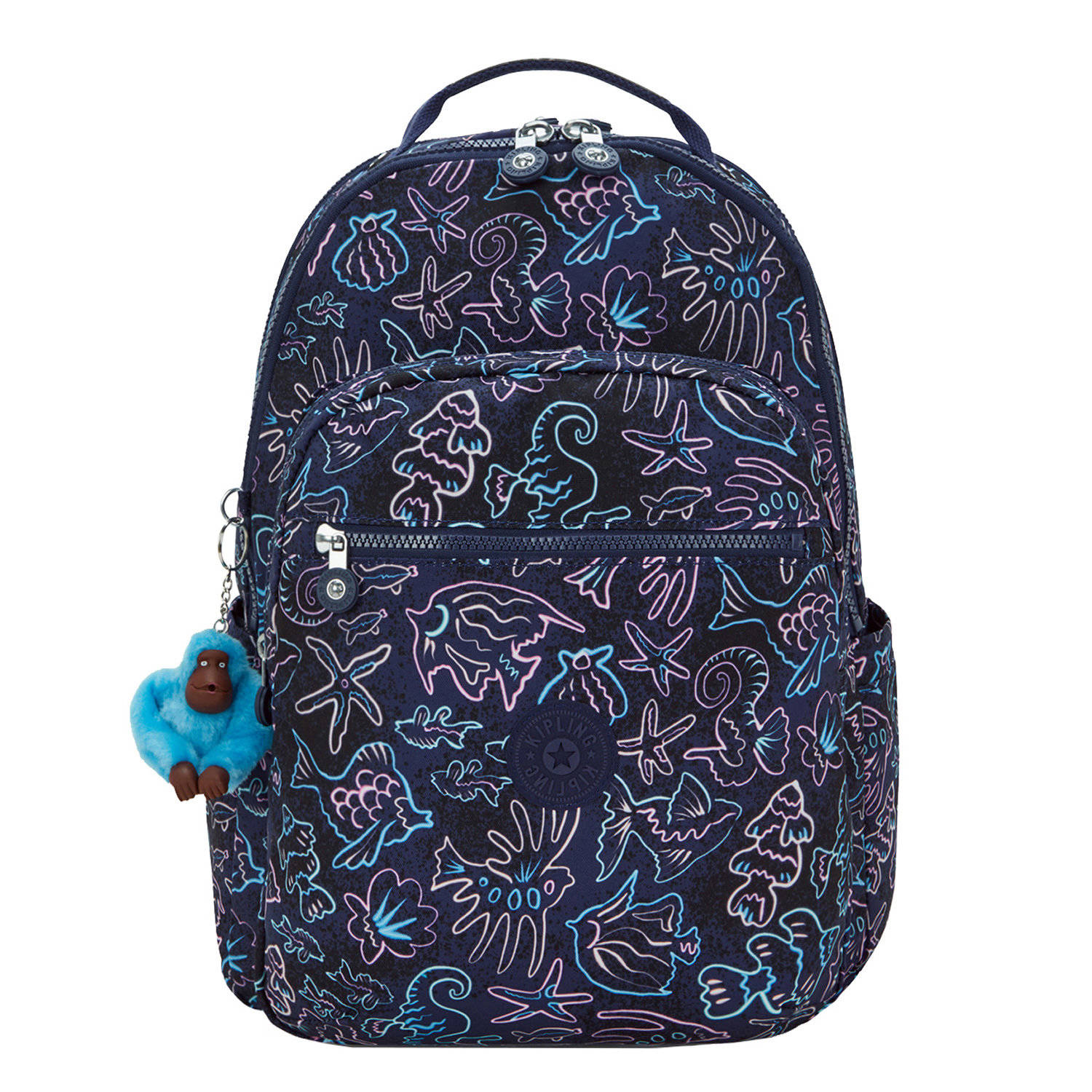 Kipling rugzak Seoul Lap donkerblauw