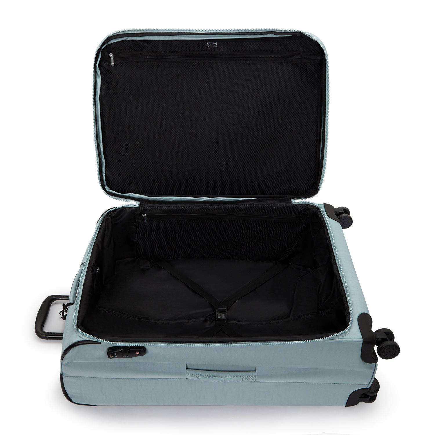 Kipling trolley New Youri 76 cm. lichtblauw