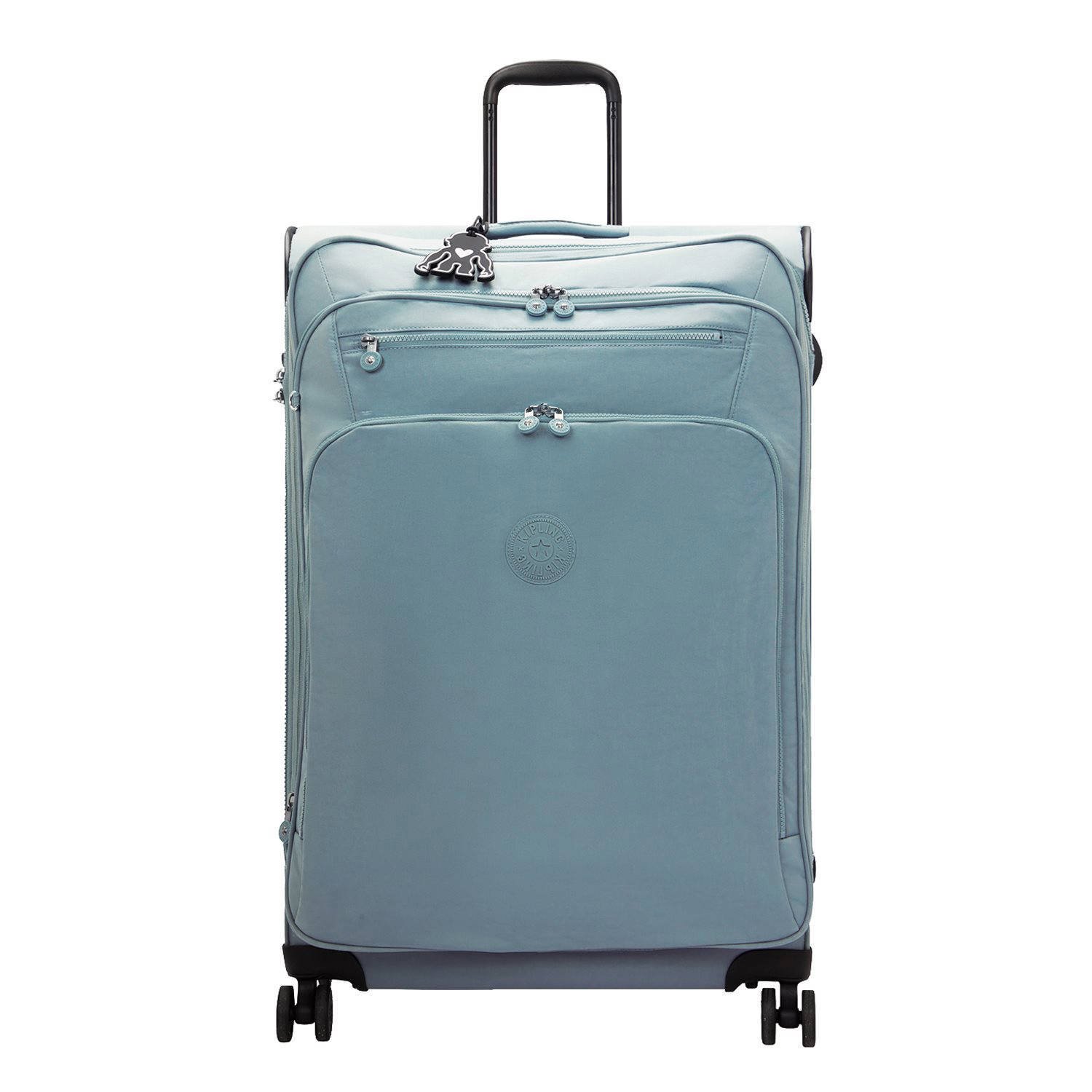 Kipling trolley New Youri 76 cm. lichtblauw