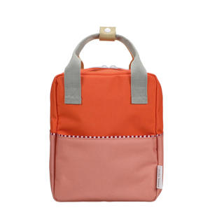 rugzak Small Colourblocking Wonders oranje/roze