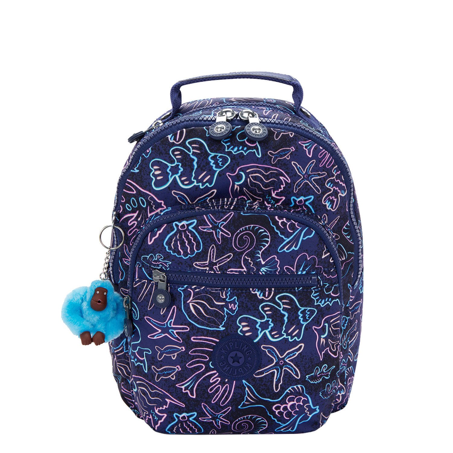 Kipling rugzak Seoul S donkerblauw