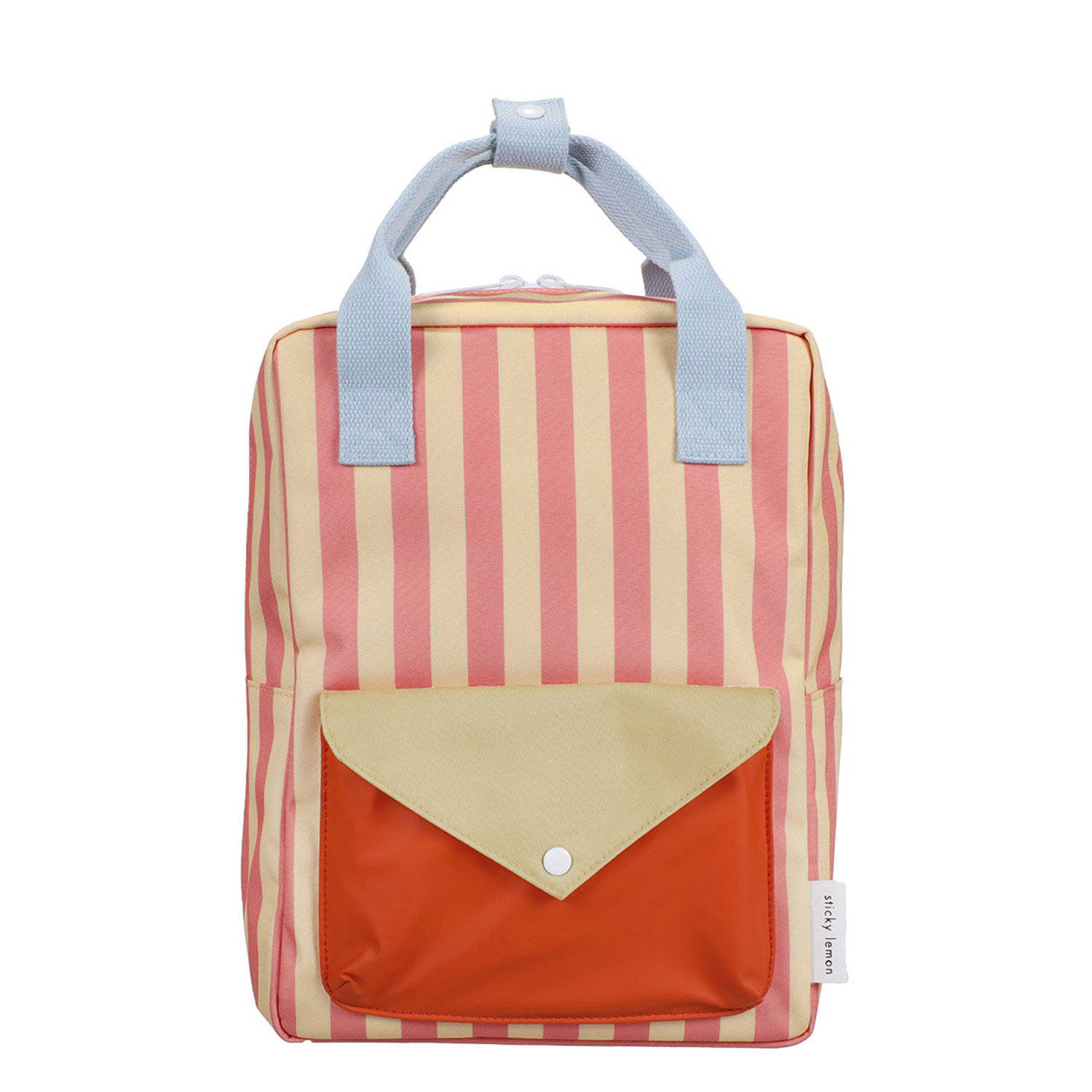 Sticky Lemon rugzak Medium Envelope Wonders met strepen multi