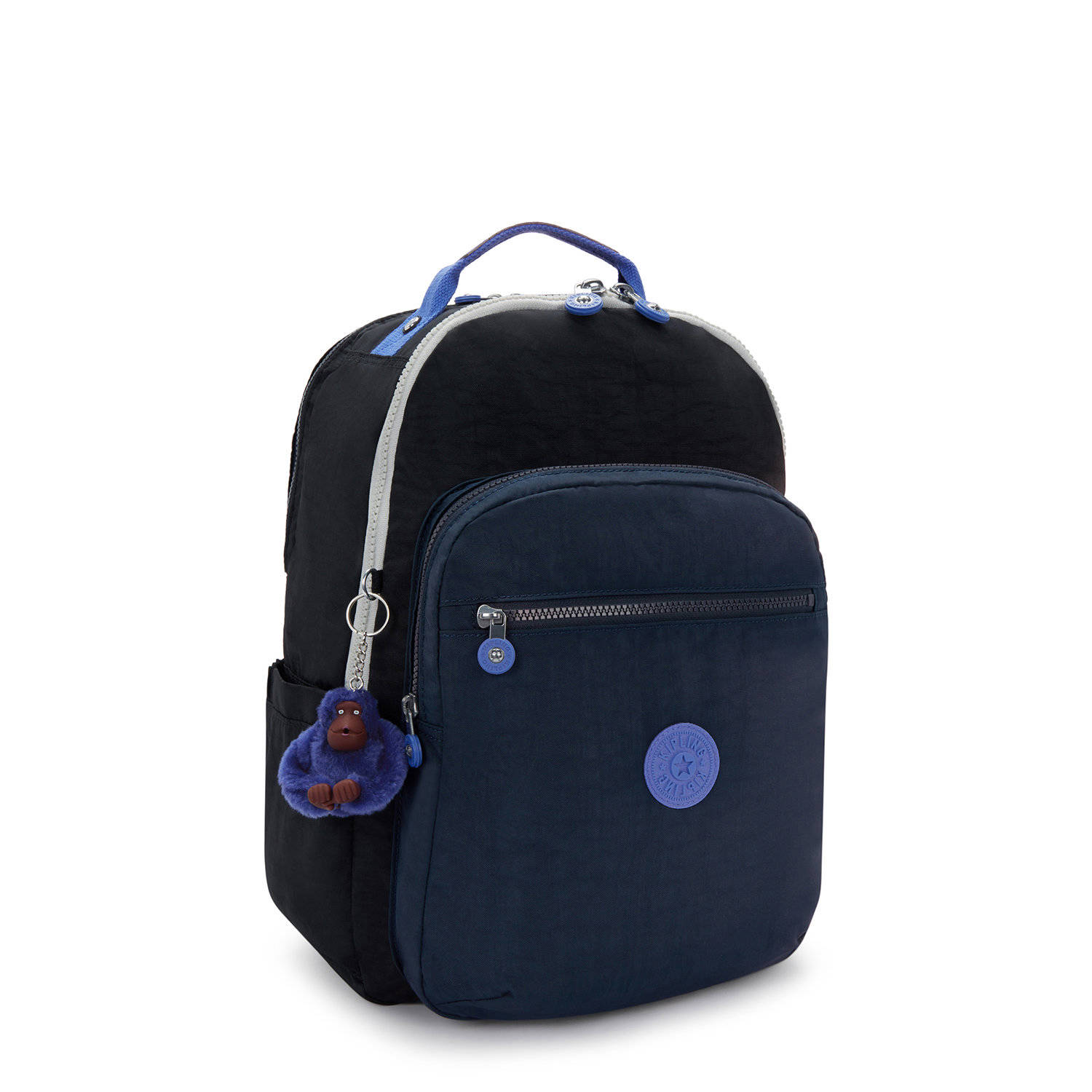 Kipling rugzak Seoul College donkerblauw zwart