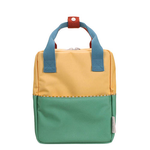 Sticky Lemon rugzak Small Colourblocking Wonders groen/geel afbeelding