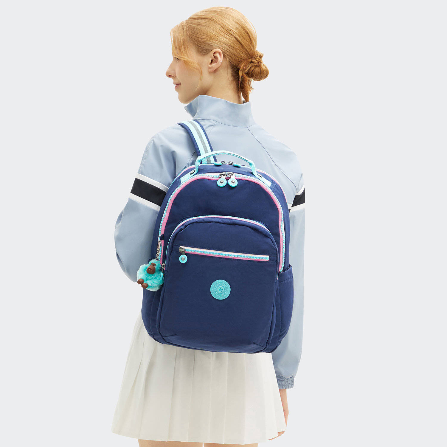 Kipling rugzak Seoul Lap donkerblauw