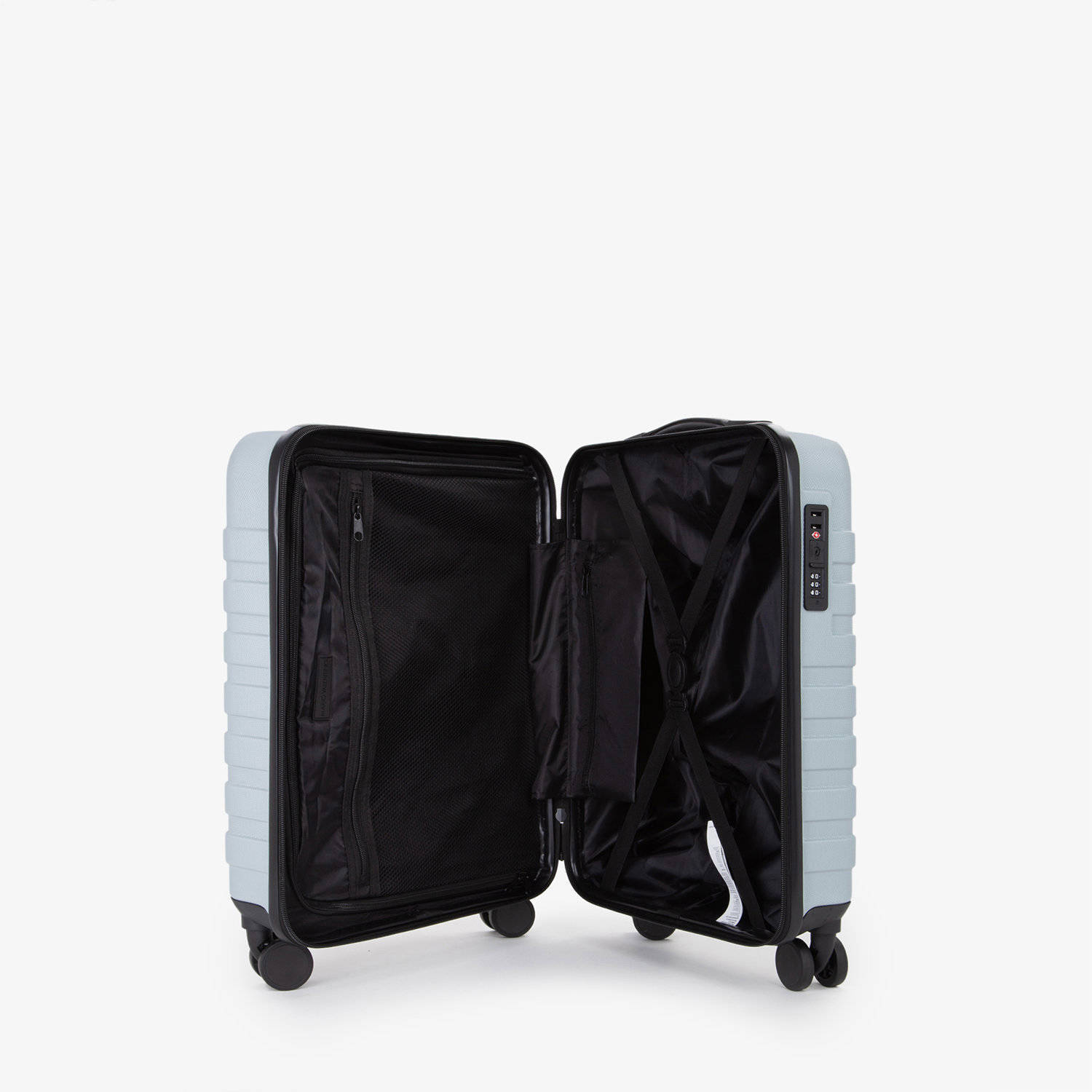 Valentino trolley Starlight 54 cm. lichtblauw