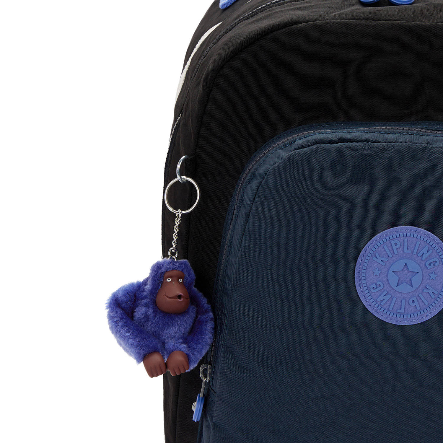 Kipling rugzak Class Room zwart donkerblauw