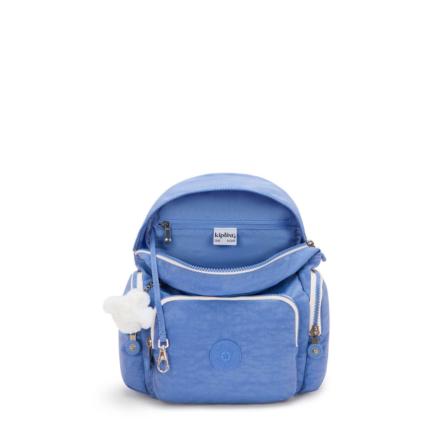 Kipling rugzak City Zip Mini blauw