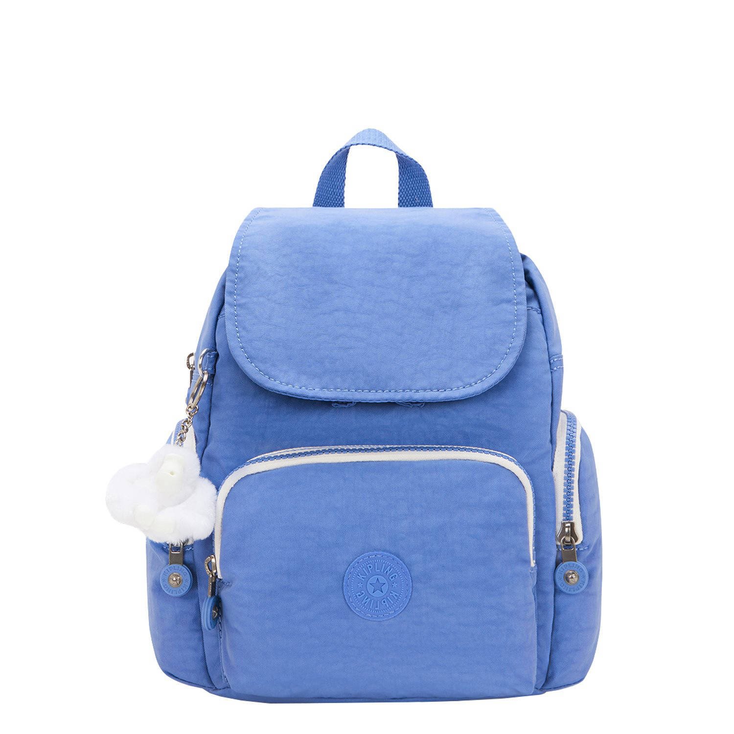 Kipling rugzak City Zip Mini blauw