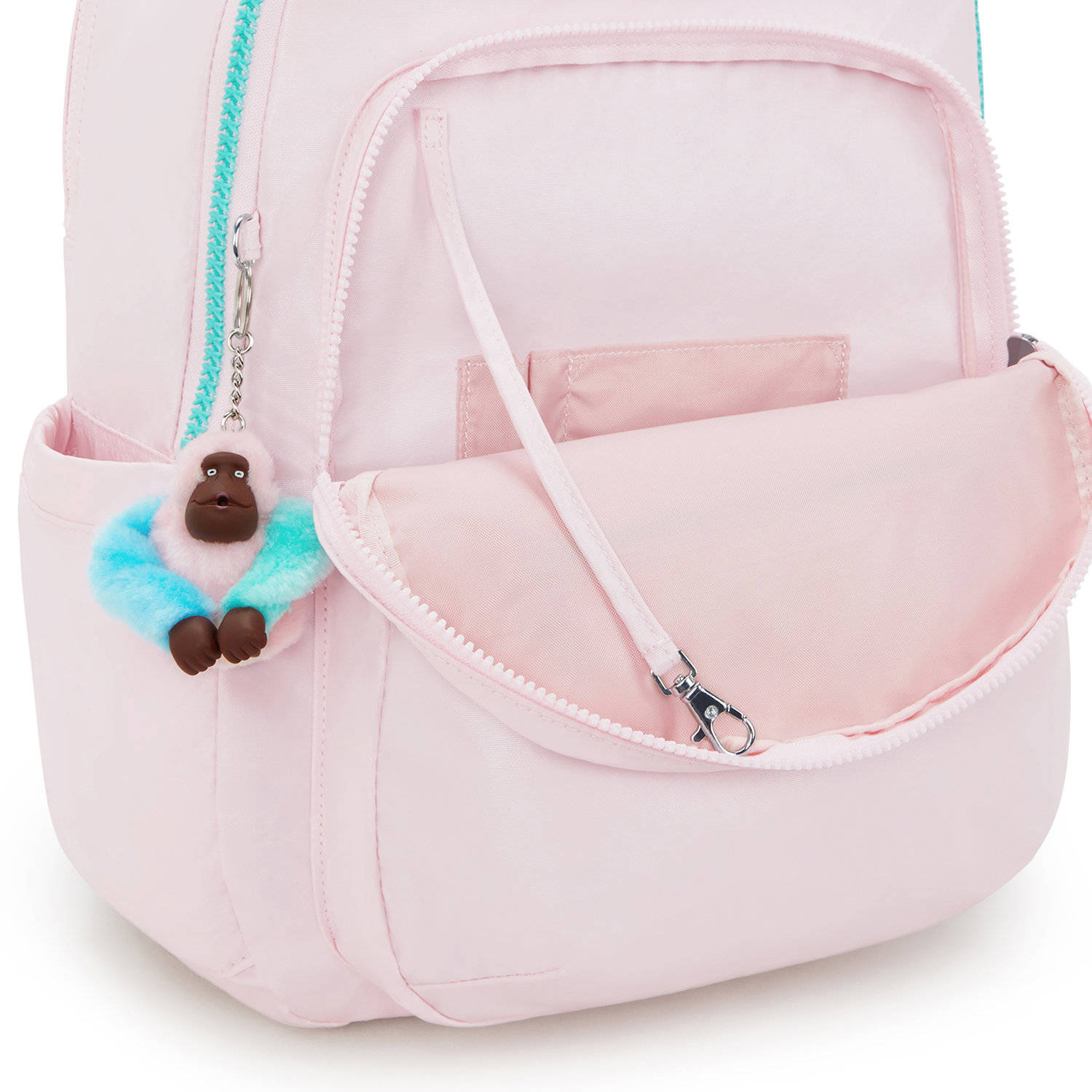 Kipling rugzak Seoul College lichtroze