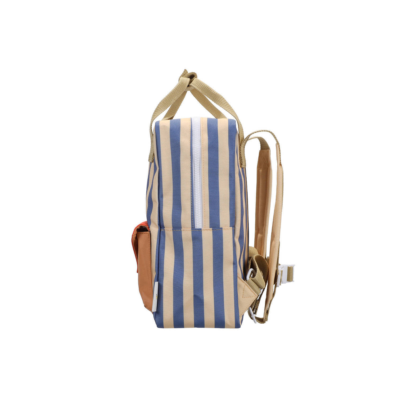 Sticky Lemon rugazk Medium Envelope met strepen blauw beige