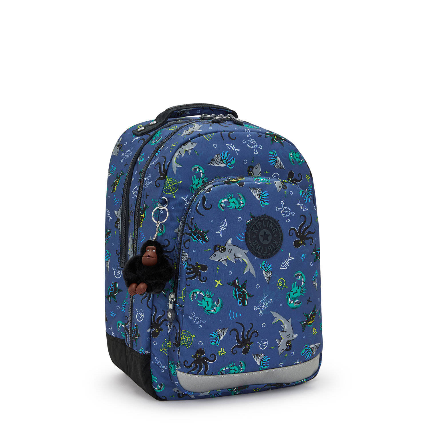 Kipling rugzak Class Room donkerblauw