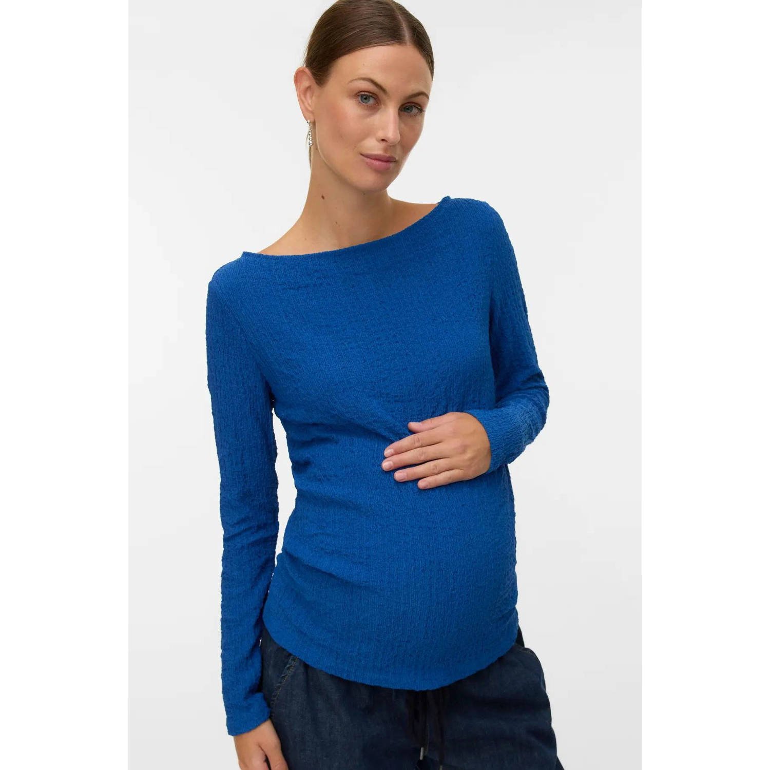 MAMALICIOUS zwangerschaps top blauw