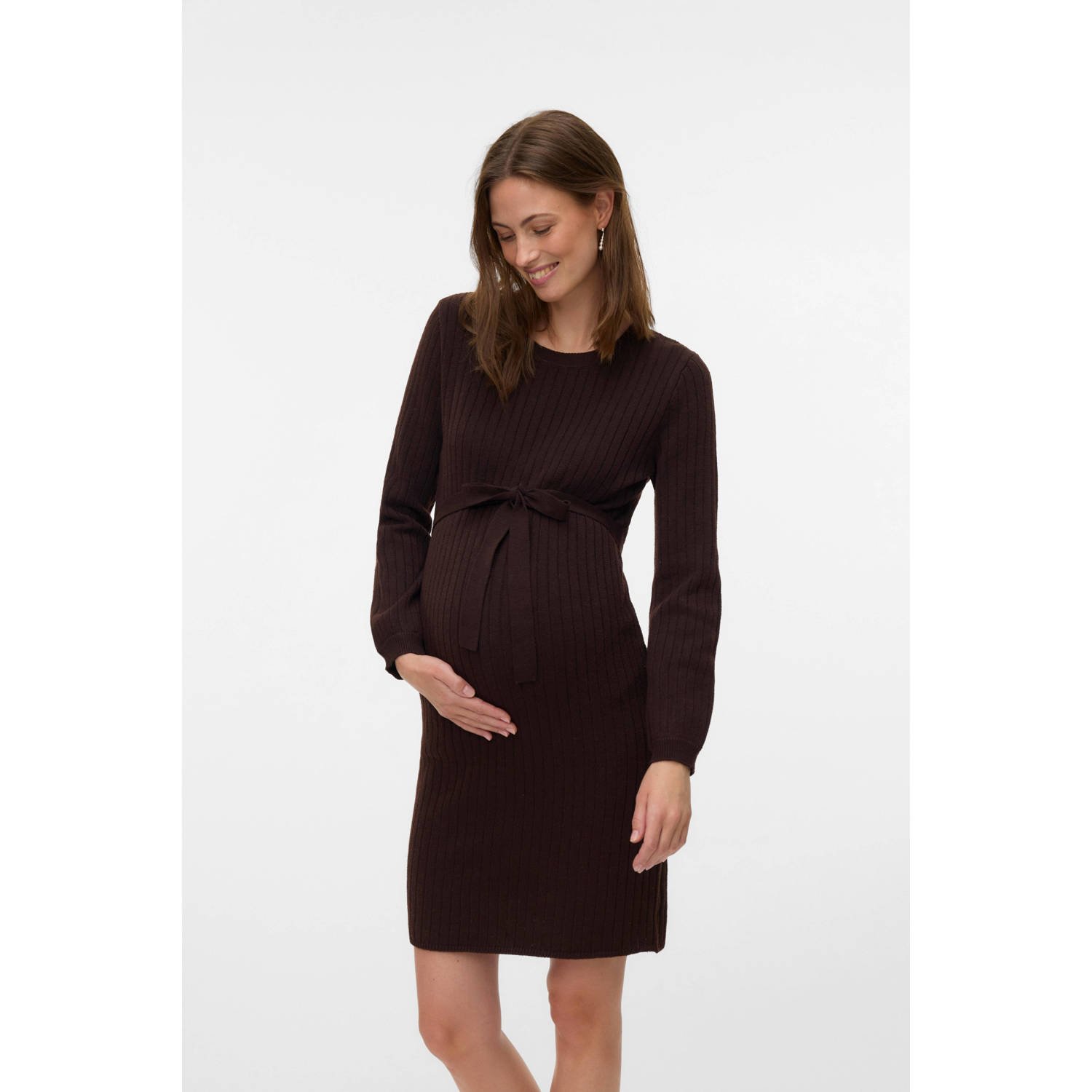 MAMALICIOUS zwangerschaps midi jurk buin