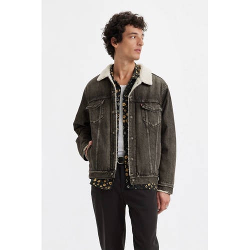 Levi's denim spijkerjas grijs afbeelding