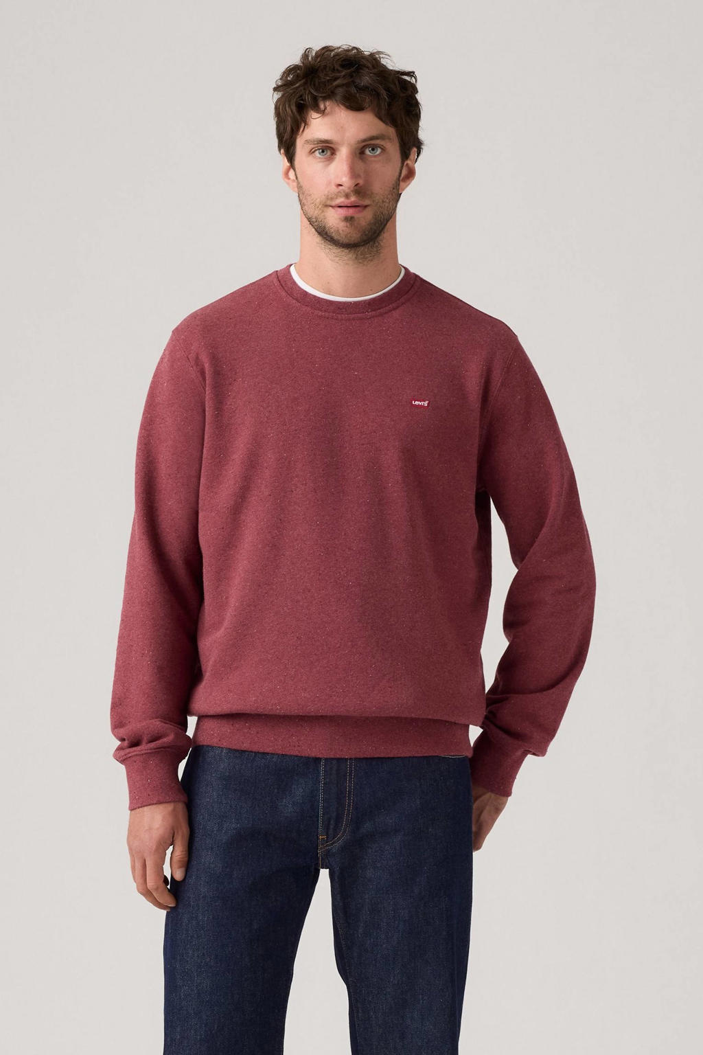 Levi's sweater donkerrood