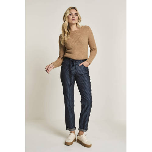 Para Mi high waist loose fit jeans dark blue denim afbeelding