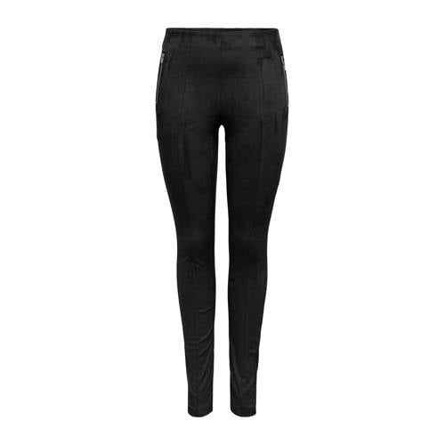 ONLY suedine legging ONLANGALI zwart afbeelding