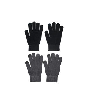 handschoenen ONLMAGIC - zwart/donkergrijs (set van 2)