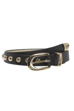 riem ONLLUCA met studs donkerbruin
