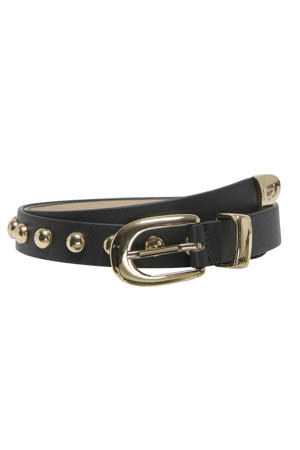 riem ONLLUCA met studs donkerbruin