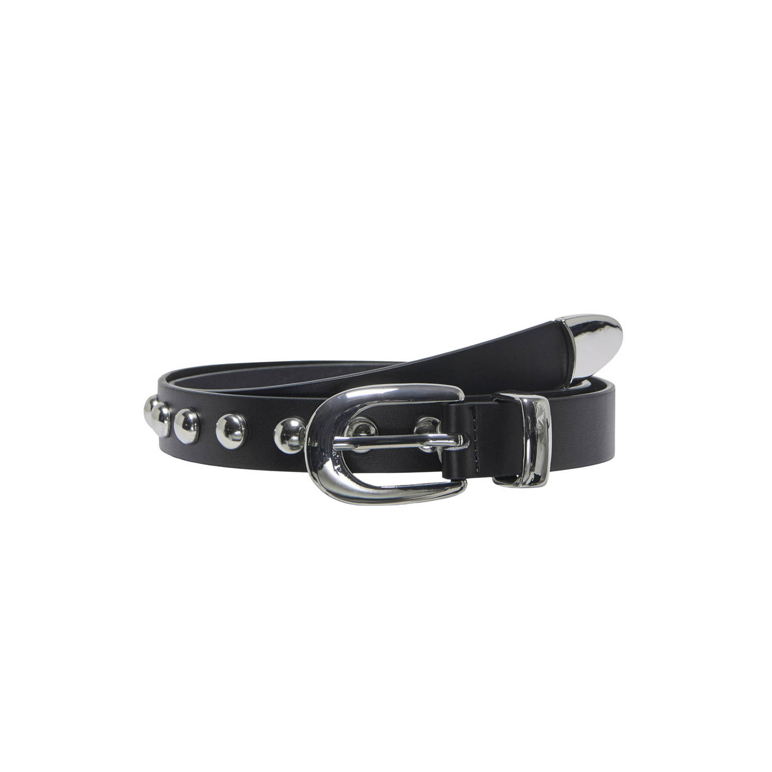 ONLY riem ONLLUCA met studs zwart zilverkleurig