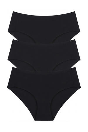 seamless slip Airlite (set van 3) zwart