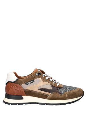 Tiago leren sneakers bruin