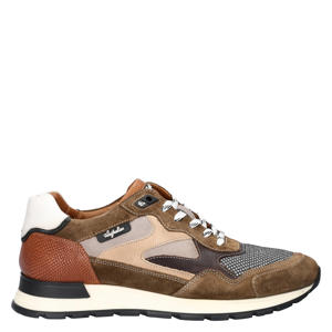 Tiago leren sneakers bruin