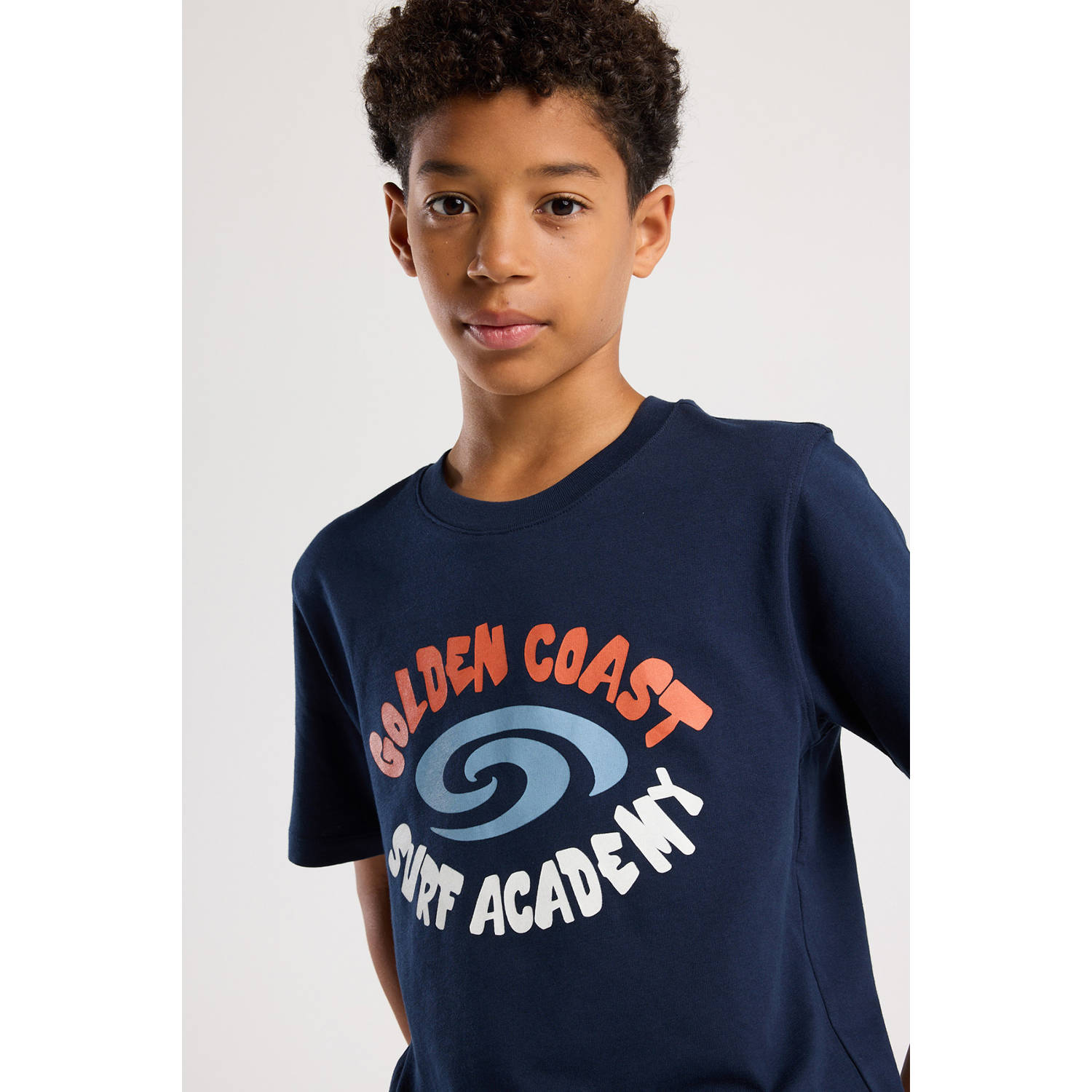 America Today T-shirt donkerblauw