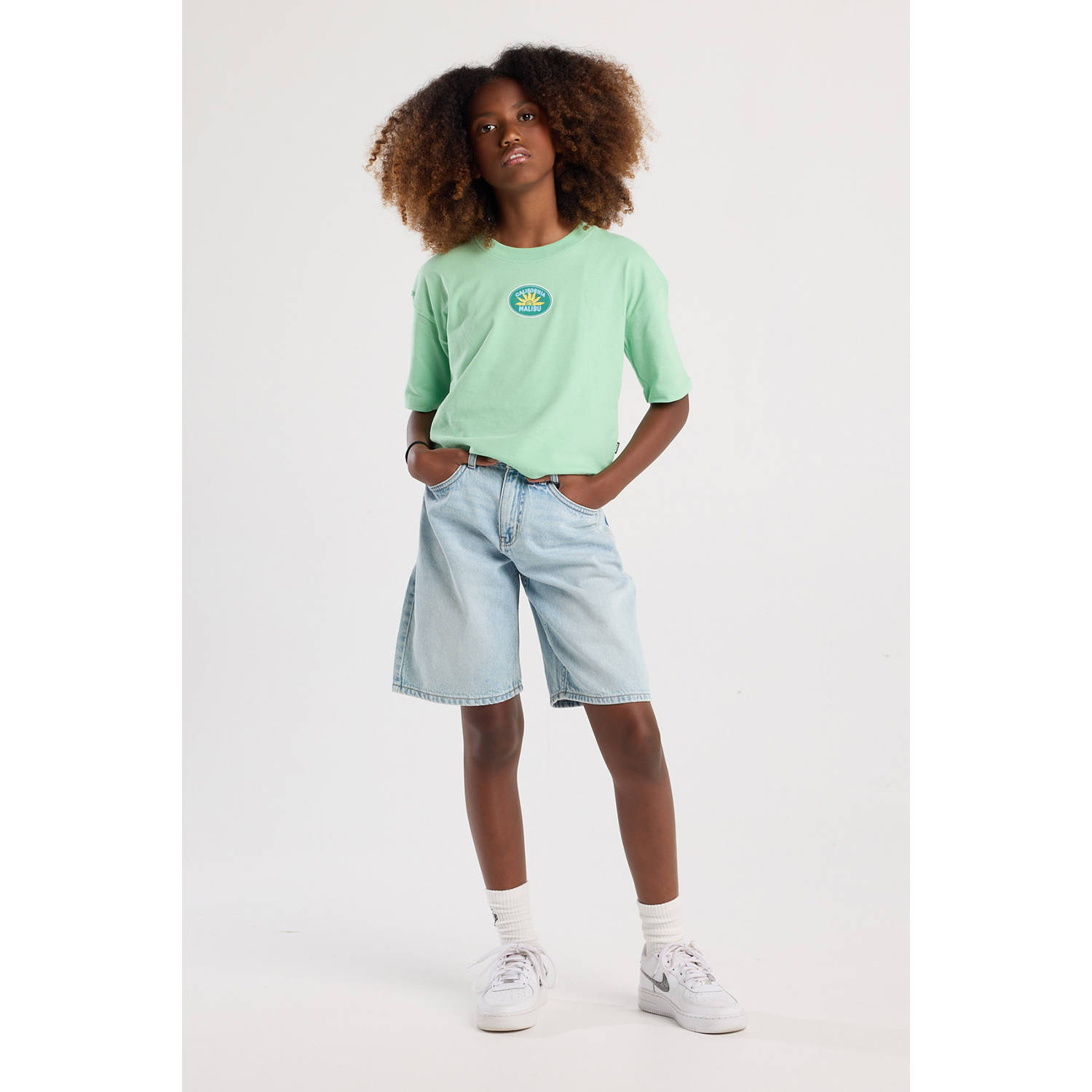 America Today T-shirt lichtgroen