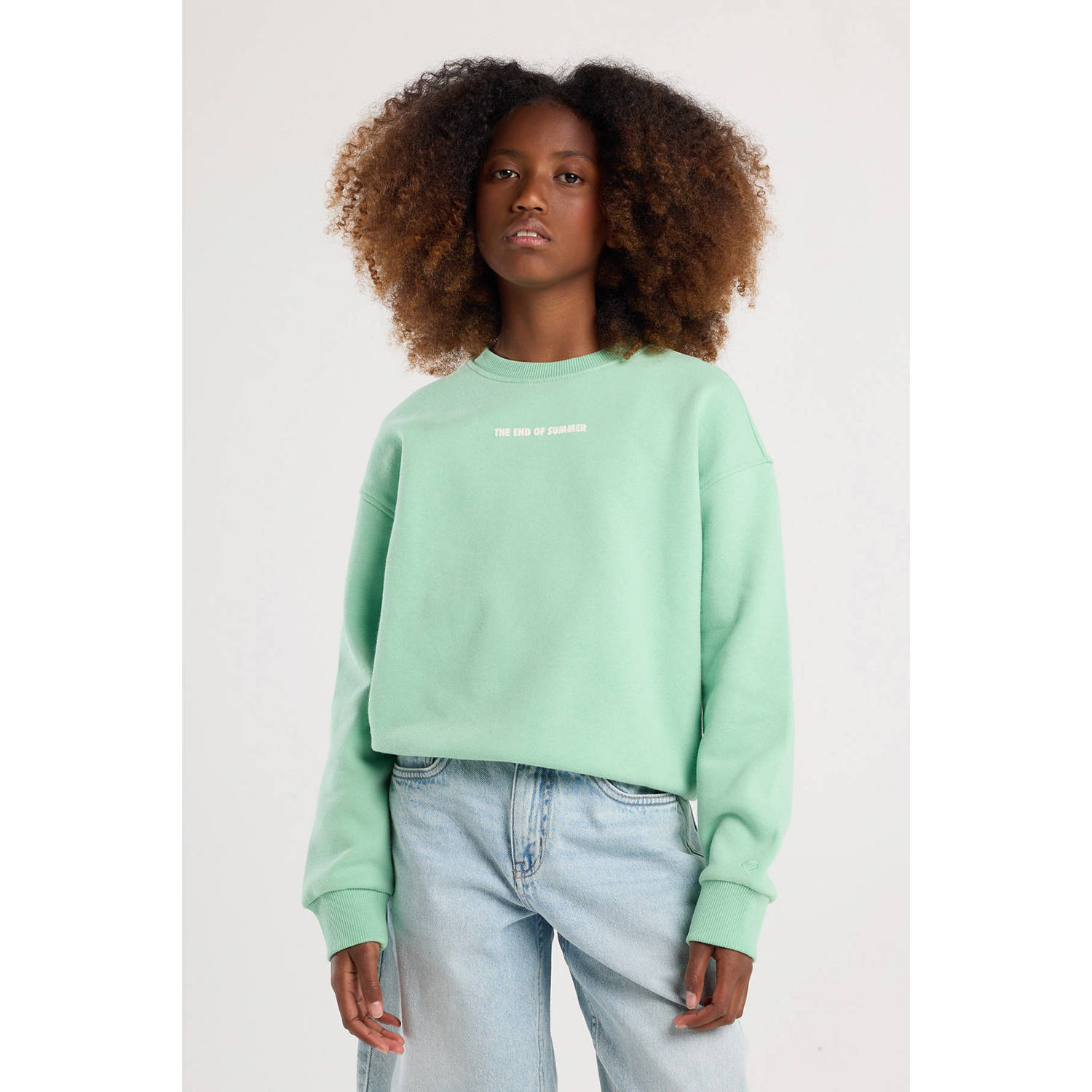America Today sweater mintgroen