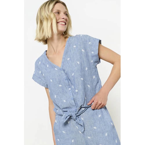 LOLALIZA blouse medium blue denim afbeelding