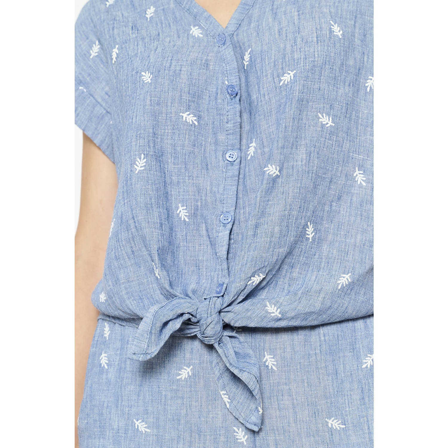 LOLALIZA blouse medium blue denim